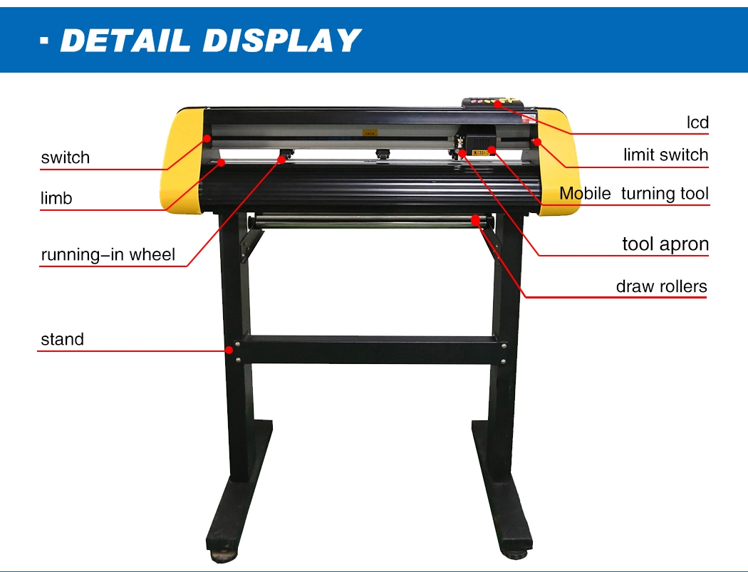 28 Inch /720mm Paper Cutting Plotter for Sticker and Roll Material