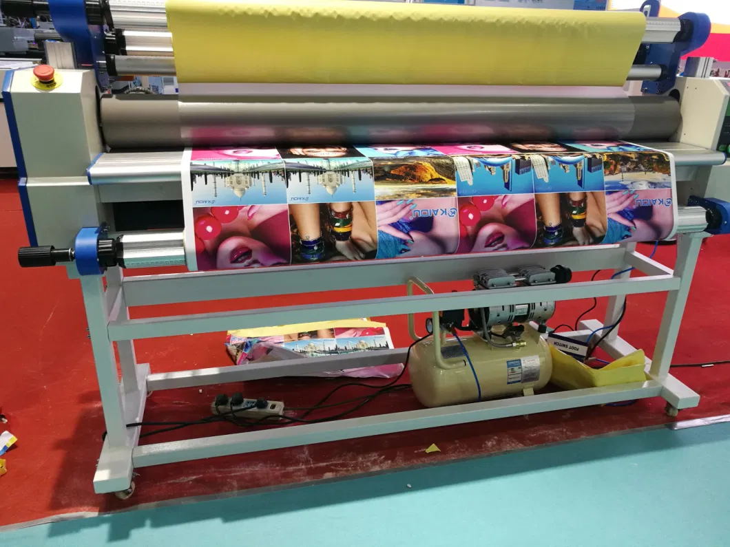 DMS-1680A 63&quot; 160cm Wide Format Automatic Hot and Cold Roll to Roll Vinyl Laminator