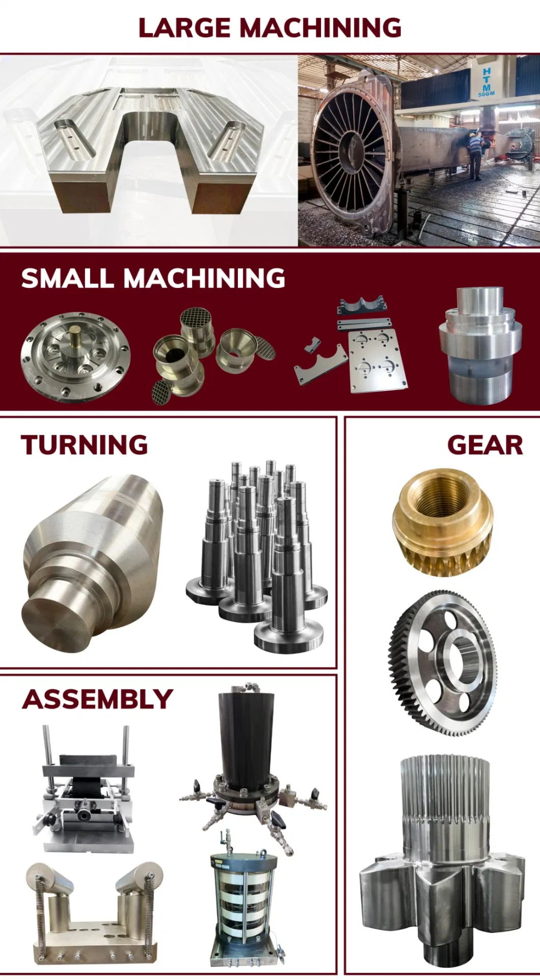 OEM Precision Mechanical Components Aluminum Parts Metalworking Drilling Accessories Machining Service