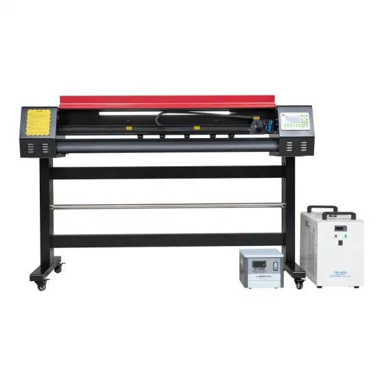 1380mm Auto Contour 3m CCD Real Camera Laser Cutting Plotter to Cut Hard Material Stickers with Knife and Laser Head