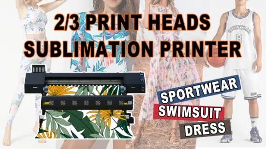 Sample Customization 2/3/4 Print Heads Large Format Heat Transfer Sublimation Printer