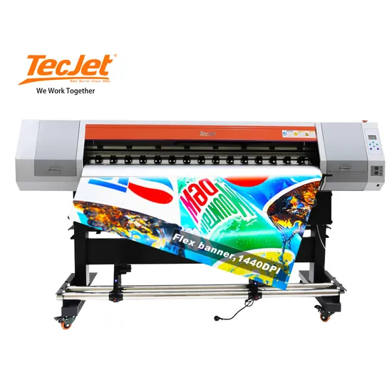 2025 Tecjet 4FT 5FT 6FT 8.5FT 10FT Printhead Digital Inkjet Printer 
