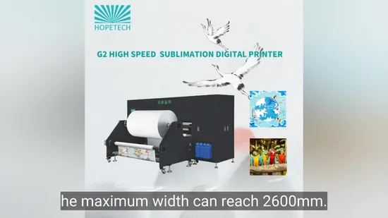 Good G2 Service Automatic Hopetech China Machine 3D Printing Machiine Dye Sublimation Printer G2 